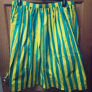NWT Magnolia Park striped Unique Vintage skirt